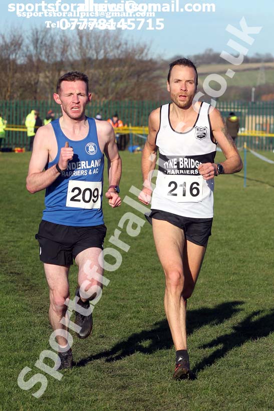 Senior mens 2020 Birtley Cross Country Relay, County Durham.  Photo: David T. Hewitson/Sports for All Pics